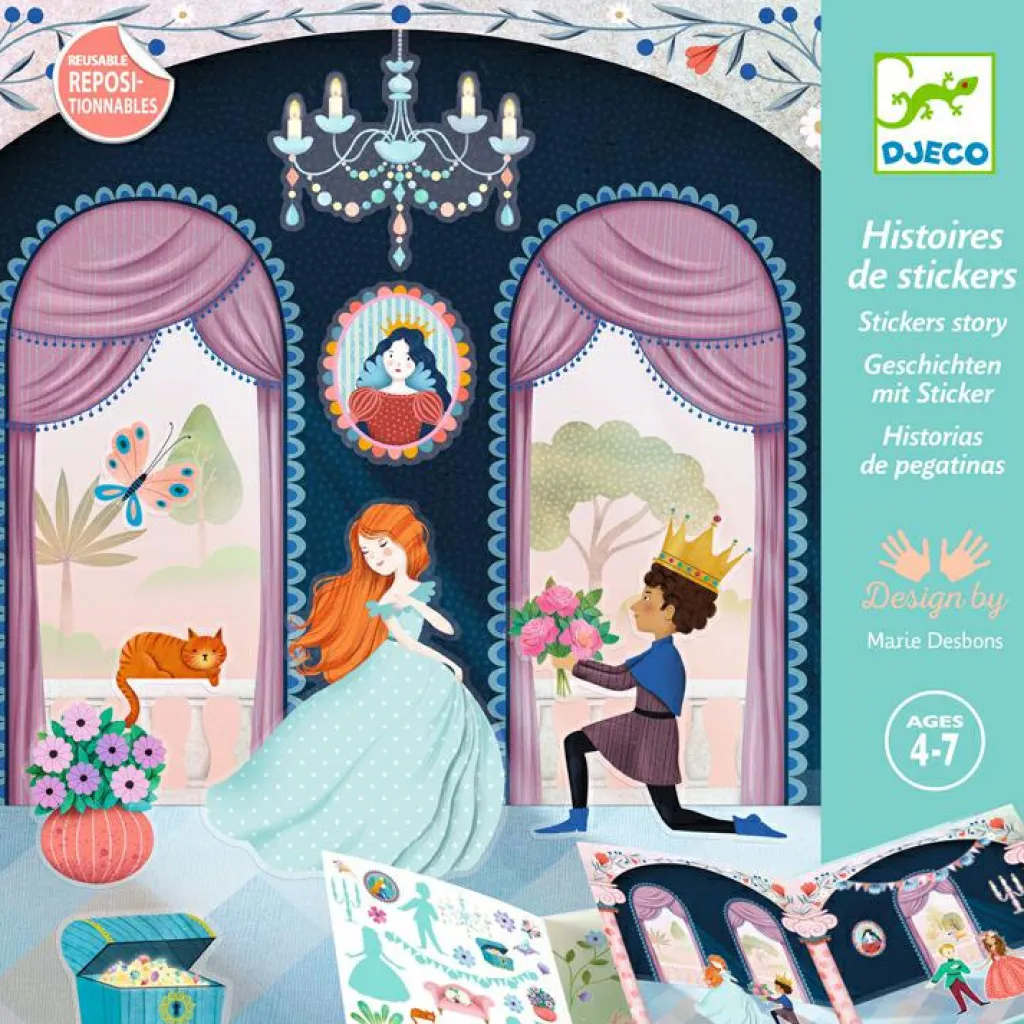 Clearance Livret avec stickers repositionnables La vie au château Activités Manuelles