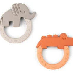 Online Lot de 2 anneaux de dentition Deer friends papaye et sable Jouet / Anneau De Dentition