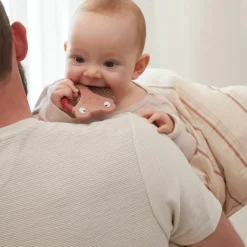 Discount Lot de 2 anneaux de dentition animaux jaune et caramel Jouet / Anneau De Dentition