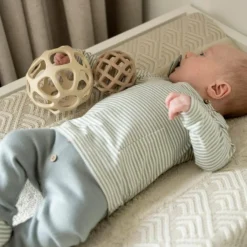 Clearance Lot de 2 balles de préhension Clay-Warm Linen Balle / Cube D'Activités