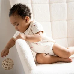 Clearance Lot de 2 balles de préhension Clay-Warm Linen Balle / Cube D'Activités