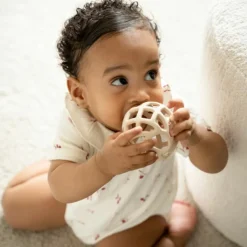 Clearance Lot de 2 balles de préhension Clay-Warm Linen Balle / Cube D'Activités