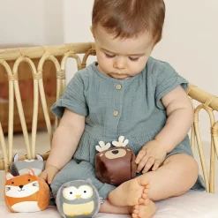 New Lot de 4 balles doudous Forêt Doodballs Balle Souple