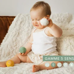 Outlet Lot de 3 balles musicales - Ouïe Balle / Cube D'Activités