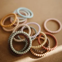 Lot de 3 bracelets de dentition Pearl Mellow-Terracotta-Periwinkle Jouet / Anneau De Dentition