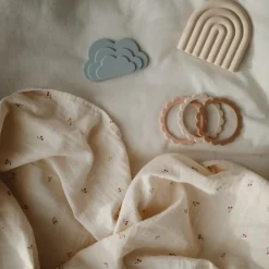 Clearance Lot de 3 bracelets de dentition Flower Rose-Blush-Shifting sand Jouet / Anneau De Dentition