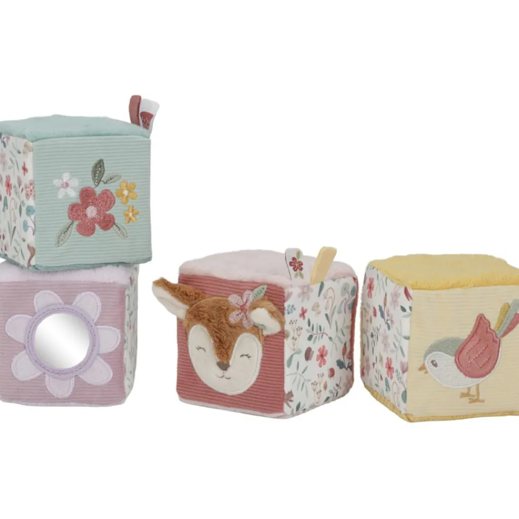 Sale Lot de 4 cubes doux Fairy Garden Balle / Cube D'Activités