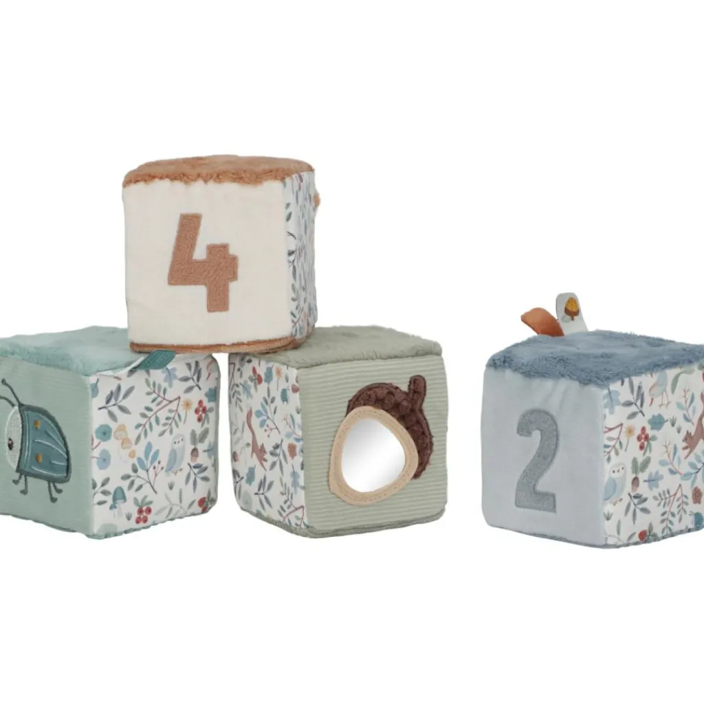 Online Lot de 4 cubes doux Forest Friends Balle / Cube D'Activités