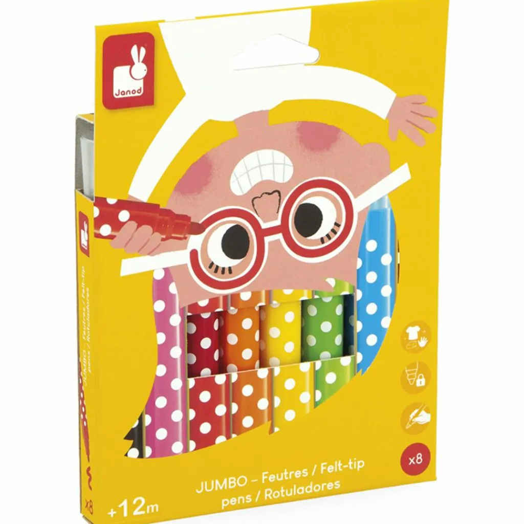 Lot de 8 feutres Jumbo Dessin Et Peinture