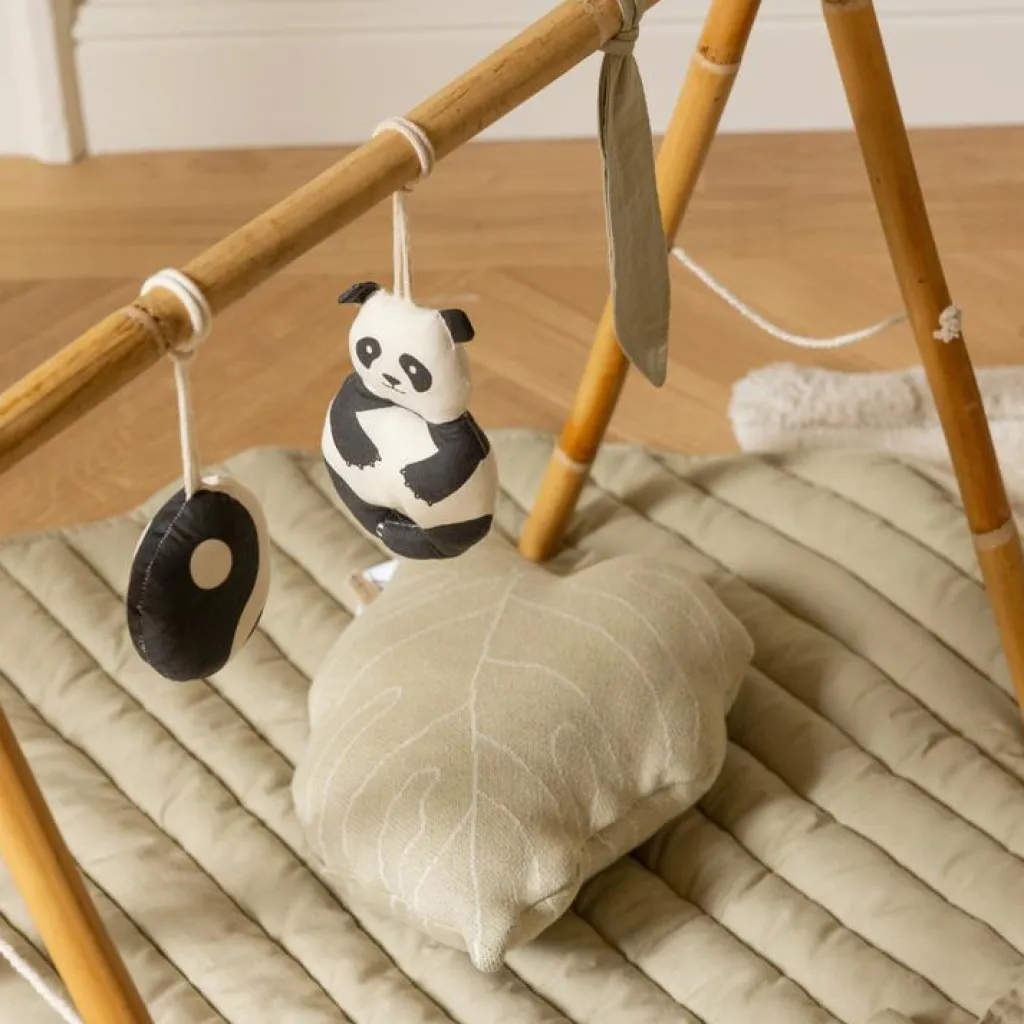 New Lot de 3 jouets à suspendre bamboo Panda Jouets Pour Arche
