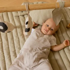 New Lot de 3 jouets à suspendre bamboo Panda Jouets Pour Arche