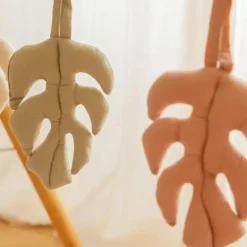 Clearance Lot de 3 jouets à suspendre bamboo Monstera Jouets Pour Arche