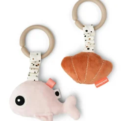 New Lot de 2 jouets d'éveil à suspendre Wally rose Jouet D'Activités À Suspendre