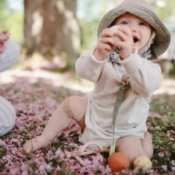 Hot Lot de 3 jouets sensoriels Nesting Spheres Powder Blue Balle Souple