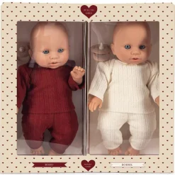 Best Lot de 2 poupons Bobo et Bobbie Poupée / Poupon