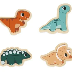 New Lot de 4 puzzles évolutifs Dino (14 pièces) Puzzle