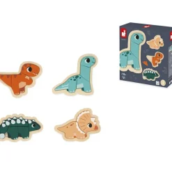 New Lot de 4 puzzles évolutifs Dino (14 pièces) Puzzle