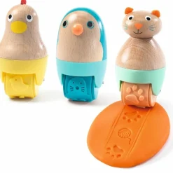 New Lot de 3 tampons pour pâte à modeler Mapataroule Pâte À Modeler Et Accessoires