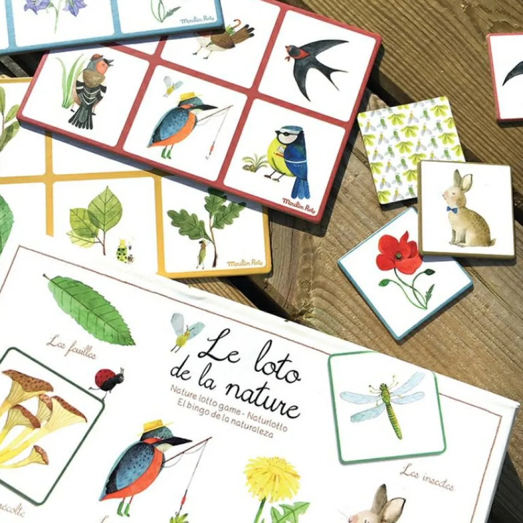 Hot Loto de la nature Le Jardin du Moulin Jeu De Société