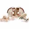 Outlet Ma ferme en bois et ses animaux Maison De Poupée Et Univers De Jeu