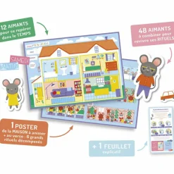 New Ma pochette d'aimants Mes p'tits rituels Apprentissage Du Temps Et Quotidien