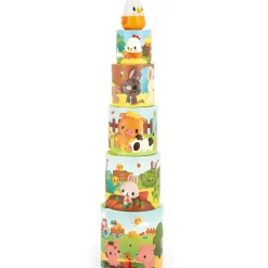 Outlet Ma première pyramide à empiler Ferme poule (6 pièces) Jouet À Empiler