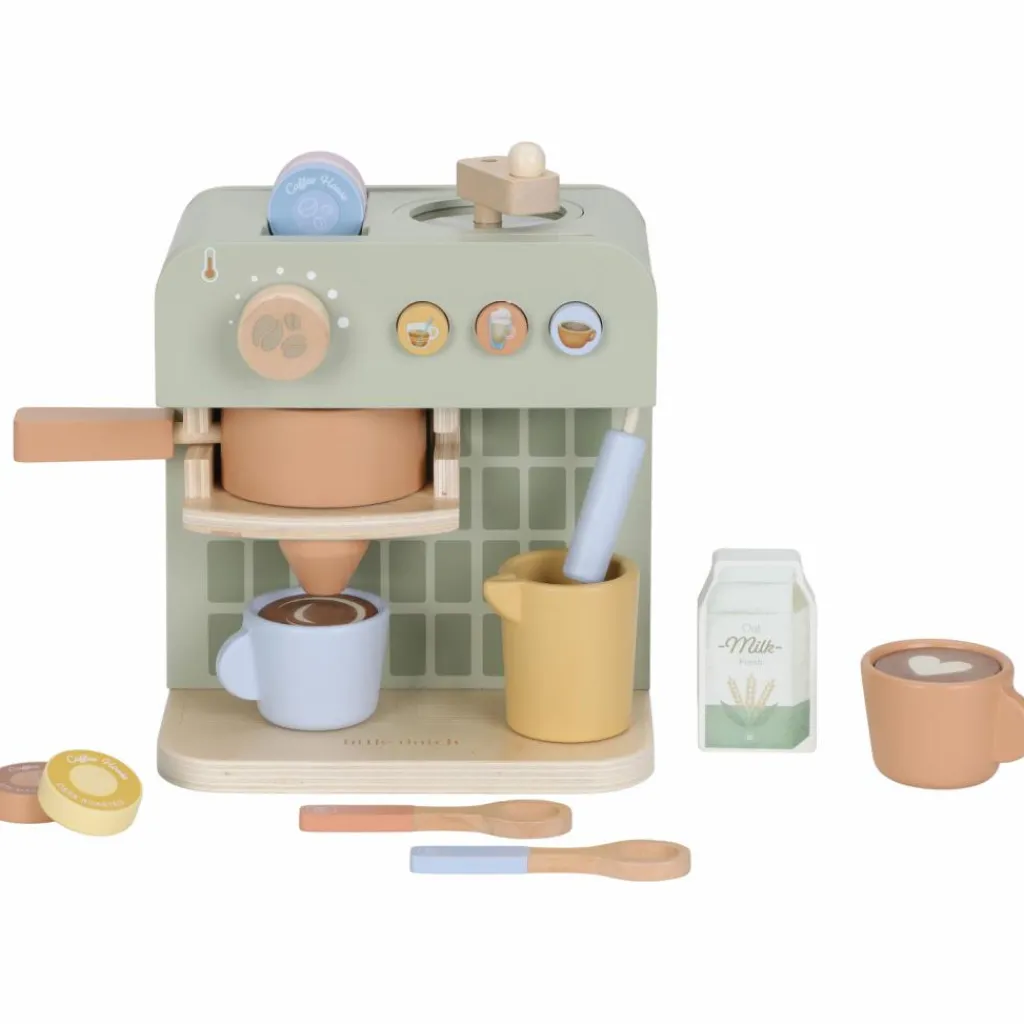 Discount Machine à café en bois FSC Dînette Et Aliments Factices