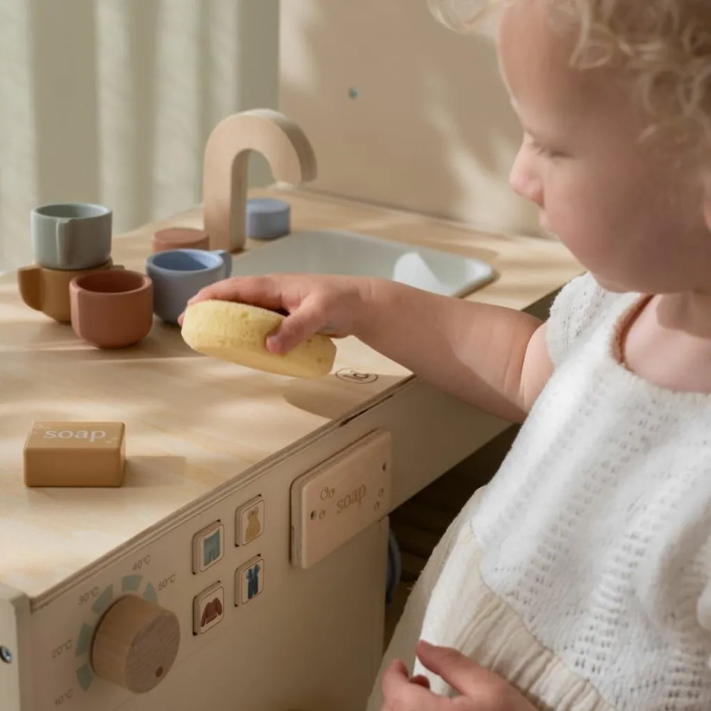 Sale Machine à laver en bois Enfant Cuisine Enfant