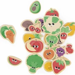 Online Magnets Fruits et légumes (24 pièces) Jeu Magnétique