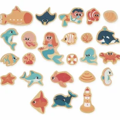 Best Magnets Monde marin (24 pièces) Jeu Magnétique