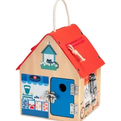 Discount Maison d'apprentissage à verrous Jeu De Motricité Fine
