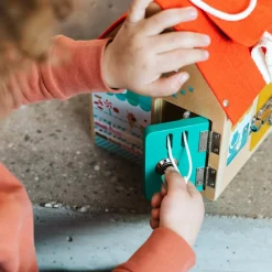 Discount Maison d'apprentissage à verrous Jeu De Motricité Fine