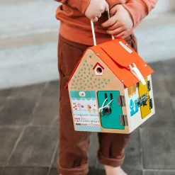 Discount Maison d'apprentissage à verrous Jeu De Motricité Fine