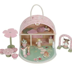Clearance Maison de poupée en bois FSC Fairy Garden Maison De Poupée Et Univers De Jeu