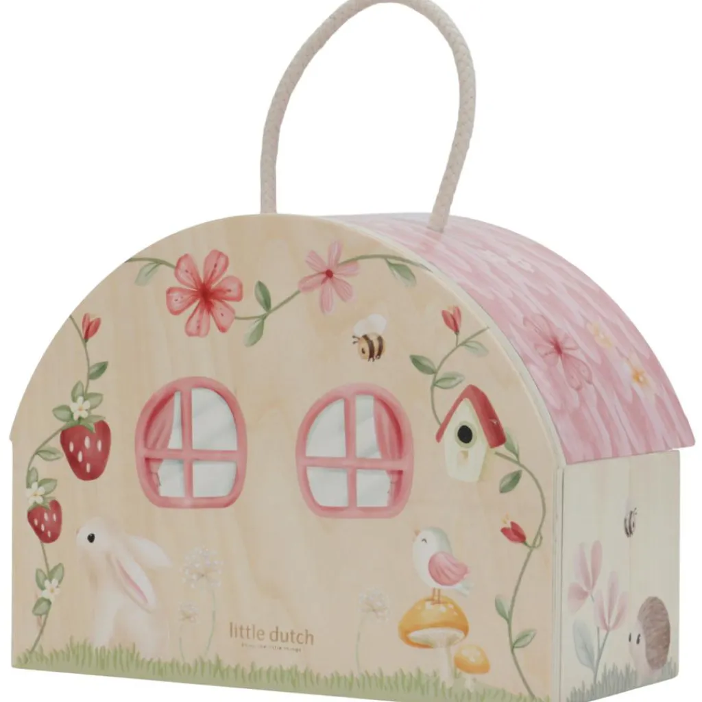 Clearance Maison de poupée en bois FSC Fairy Garden Maison De Poupée Et Univers De Jeu