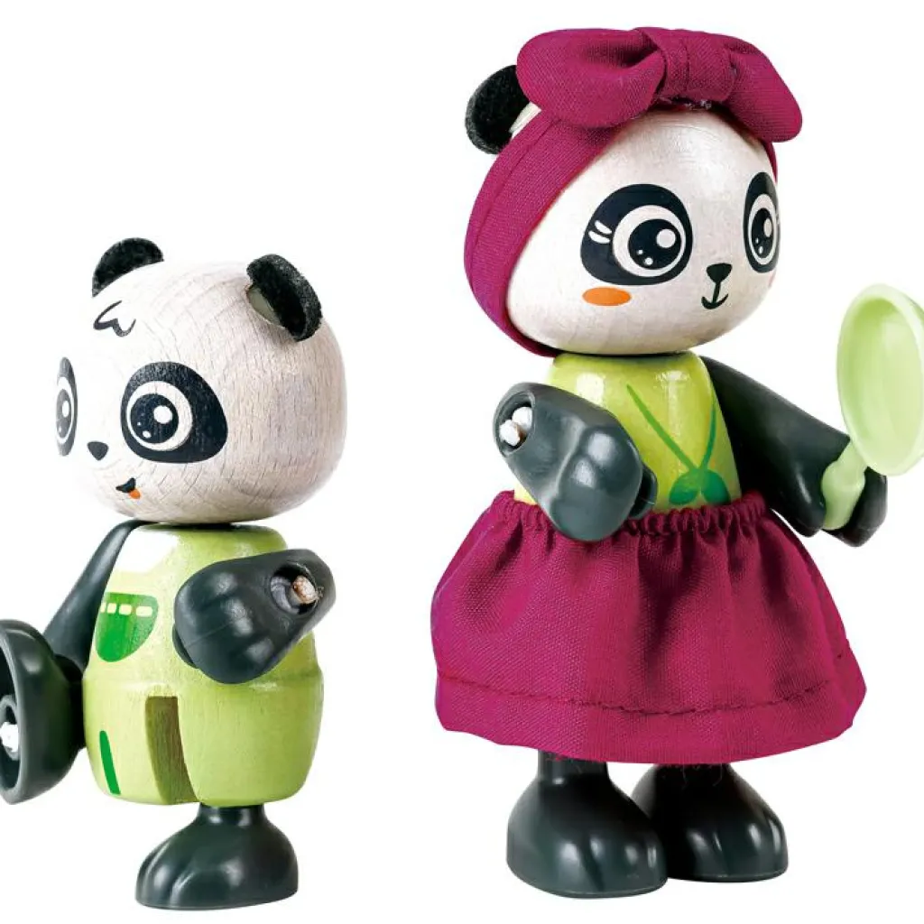 Maison des Pandas écologique Maison De Poupée Et Univers De Jeu