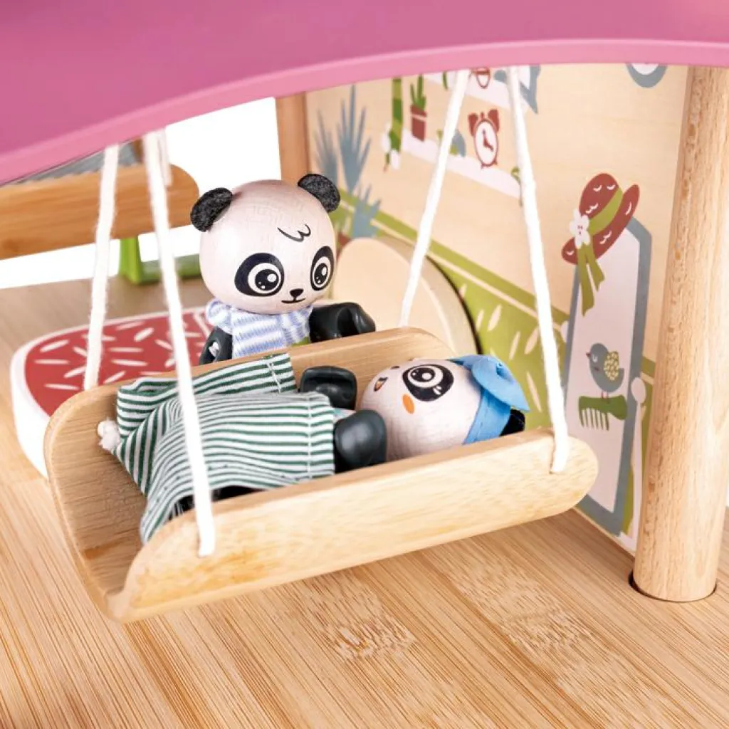 Maison des Pandas écologique Maison De Poupée Et Univers De Jeu
