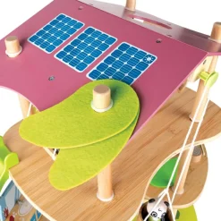 Maison des Pandas écologique Maison De Poupée Et Univers De Jeu