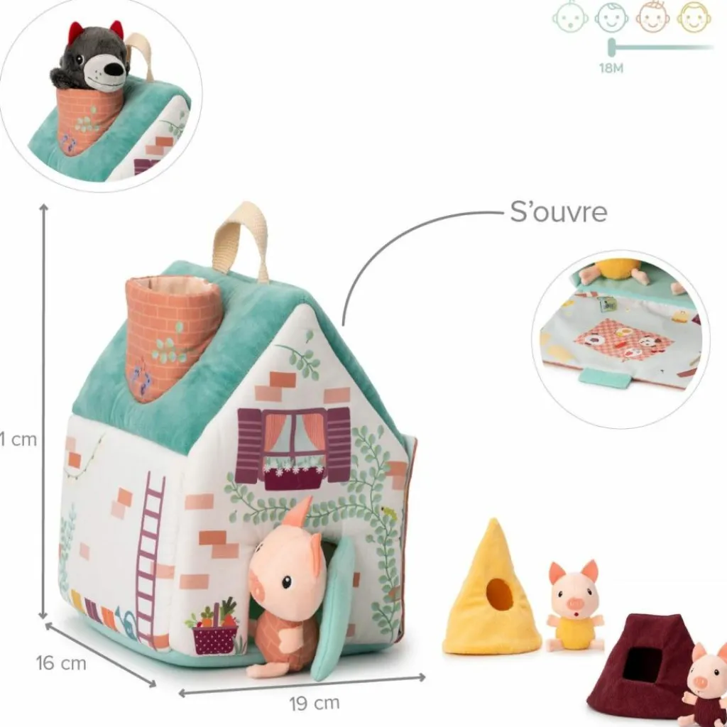Outlet Maison du loup et des 3 petits cochons Maison De Poupée Et Univers De Jeu