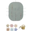 Mallette textile Green Toy Flower Garden Jeu De Motricité Fine