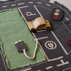 Mallette textile Green Toy Eco City Jeu De Motricité Fine