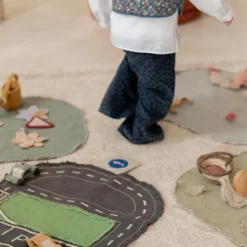 Mallette textile Green Toy Eco City Jeu De Motricité Fine