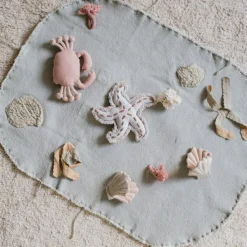 Hot Mallette textile Green Toy Under the sea Jeu De Motricité Fine