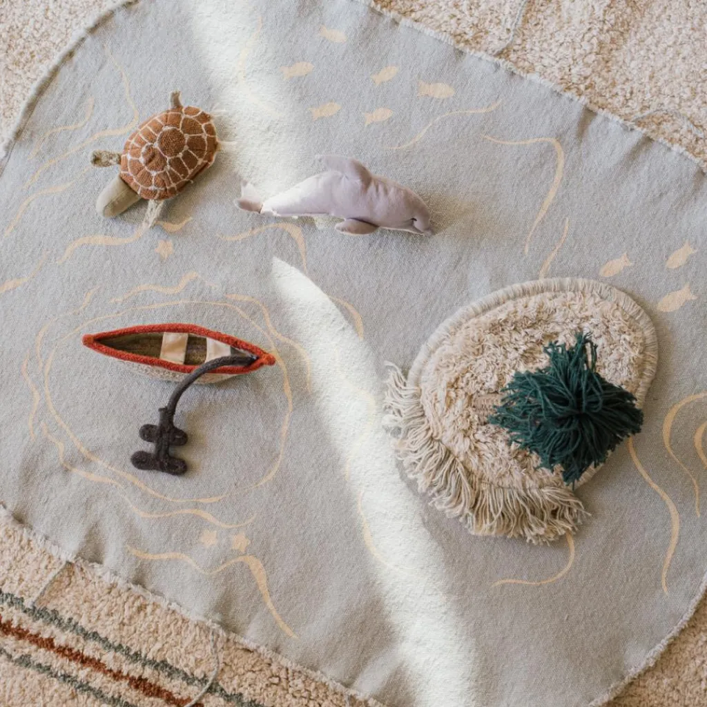 Hot Mallette textile Green Toy Under the sea Jeu De Motricité Fine