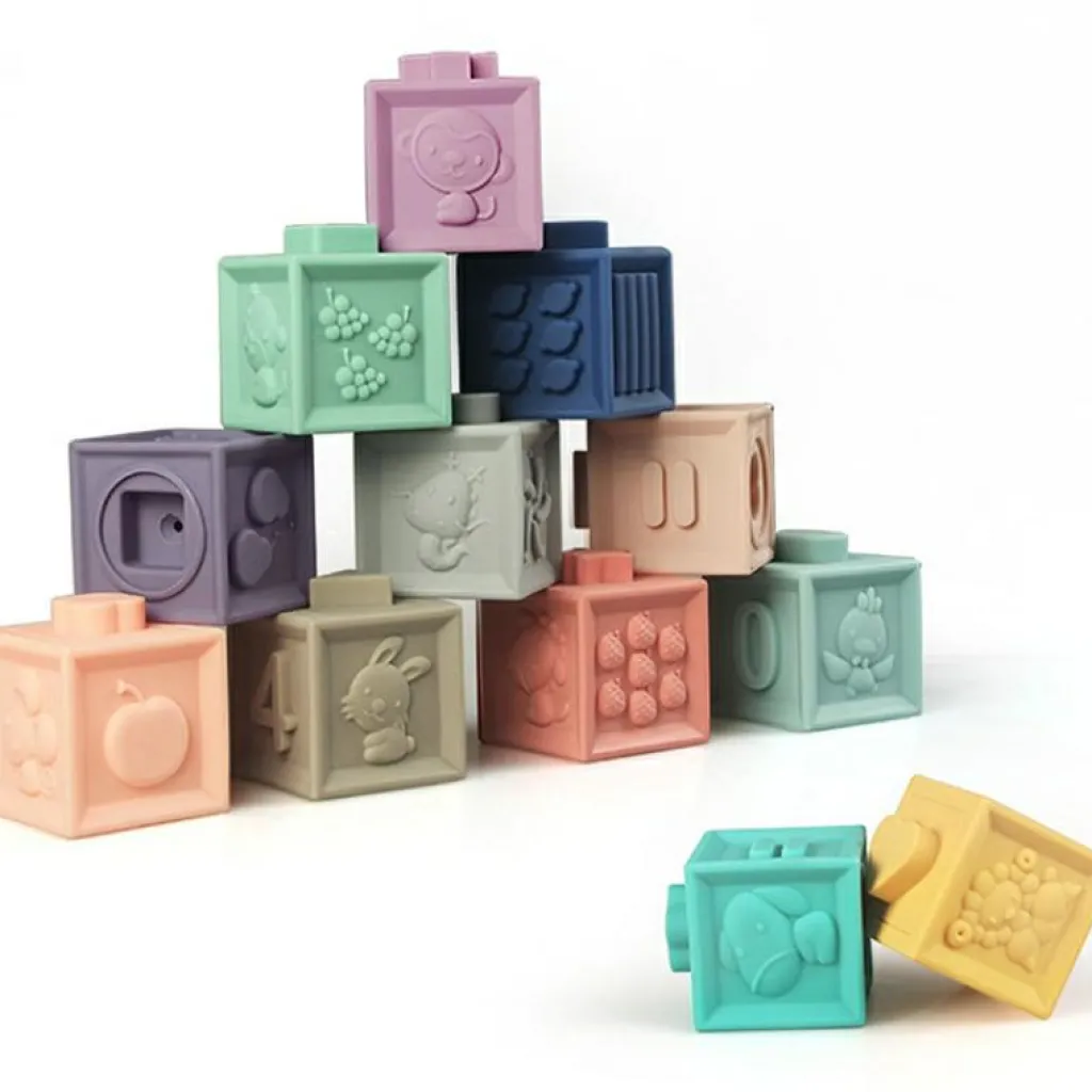 Discount Mes premiers cubes éducatifs (12 pièces) Jouet À Empiler