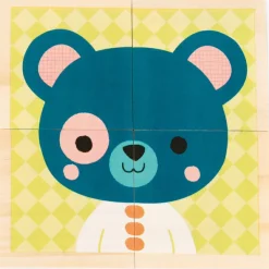 New Mes premiers cubes Portraits de la forêt (4 cubes) Puzzle