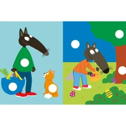 Hot Mes premières gommettes P'tit Loup - Les couleurs Activités Manuelles