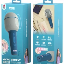 Discount Micro karaoké Groovy Night Blue Micro Karaoké