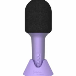 Microphone Bluethooth avec haut-parleur intégré Glitter pourpre Micro Karaoké