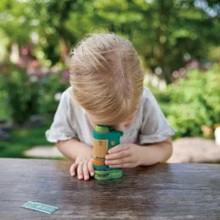 New Microscope en bambou Jeu D'Imitation 1Er Âge